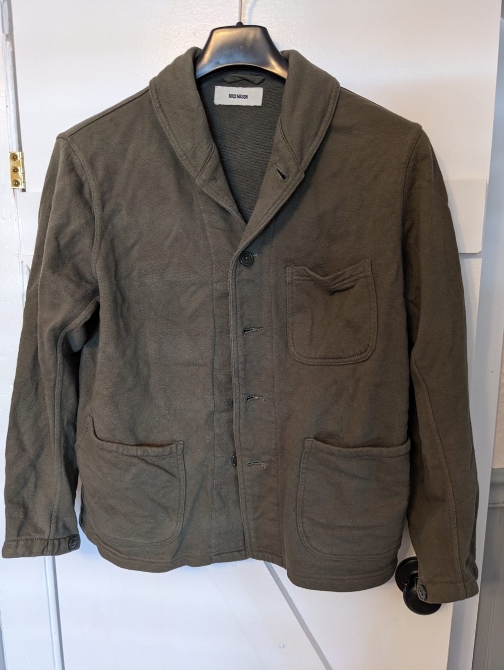 Buck Mason Terrycloth Chore Cardigan